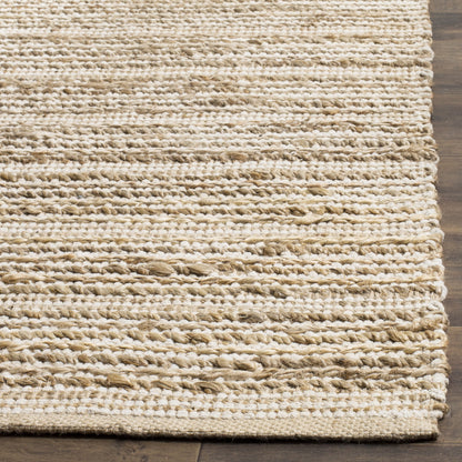 SAFAVIEH Cape Cod Collection Accent Rug - 3' x 5', Natural & Ivory, Handmade Flat Weave Jute, Ideal for High Traffic Areas in Entryway, Living Room, Bedroom (CAP851G)
