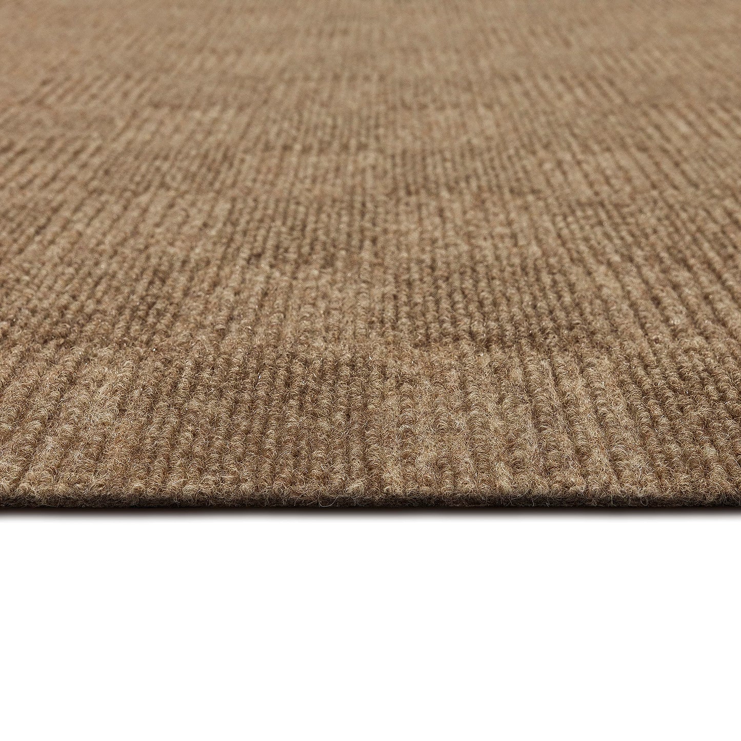 Mohawk Home 24" x 24" Indoor/Outdoor 0.25" Pile Height, Peel and Stick Carpet Tile, Brown Polyester, (15 Tiles) (60 sqft/Box)