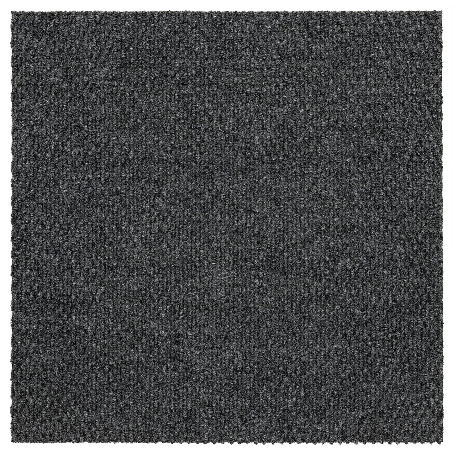Mohawk Home 18" x 18" Indoor/Outdoor 0.25" Pile Height, Peel and Stick Carpet Tile, Grey Polyester, (10 Tiles) (22.5 sqft/Box)