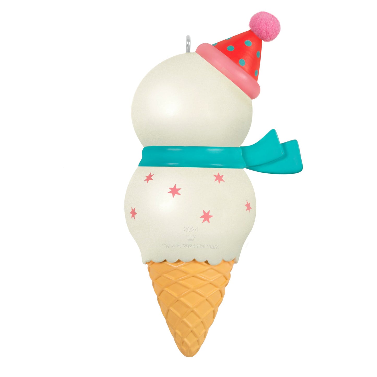 Hallmark Keepsake Christmas Ornament 2024, Daughter Snowman Ice Cream Cone 2024, Family Gifts