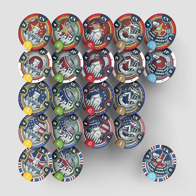 Allplay QE (Quantitative Easing) Board Game | Economic Auction Bidding Game for Families &amp Adults | 3-5 Players 30 Min Playtime Strategy Party Game with Unlimited Bidding