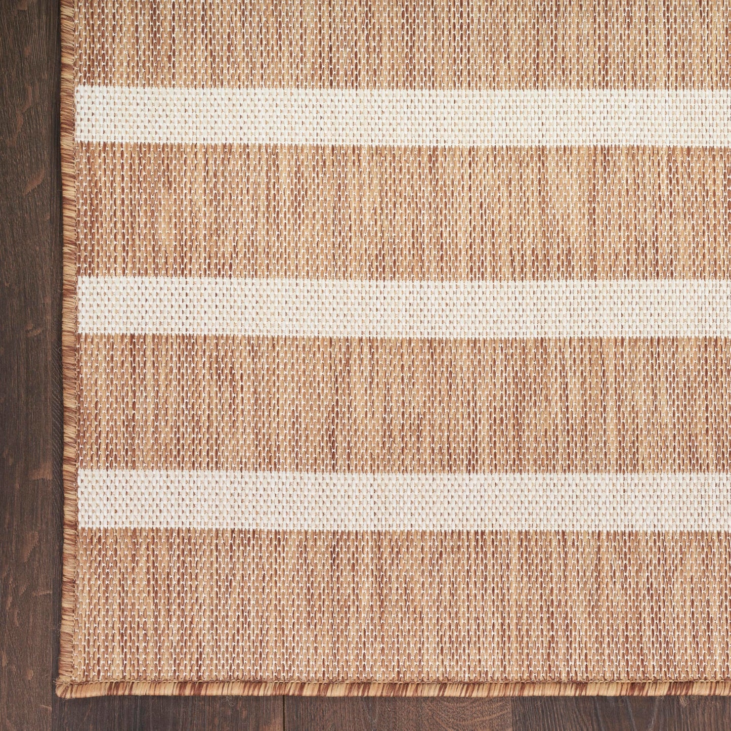 Nourison Home Positano Jute Ivory 7' x 10' Area Rug - Easy Clean, Non Shedding, Bed Room, Living Room, Dining Room, Kitchen (7' x 10')