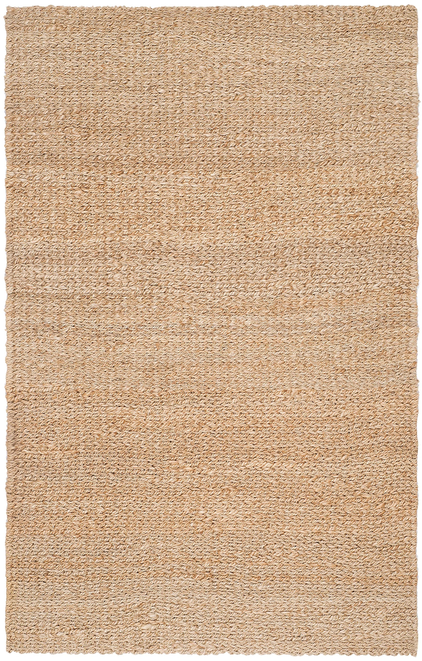 SAFAVIEH Natural Fiber Collection Accent Rug - 4' x 6', Natural, Handmade Farmhouse Jute, Ideal for High Traffic Areas in Entryway, Living Room, Bedroom (NF732A)