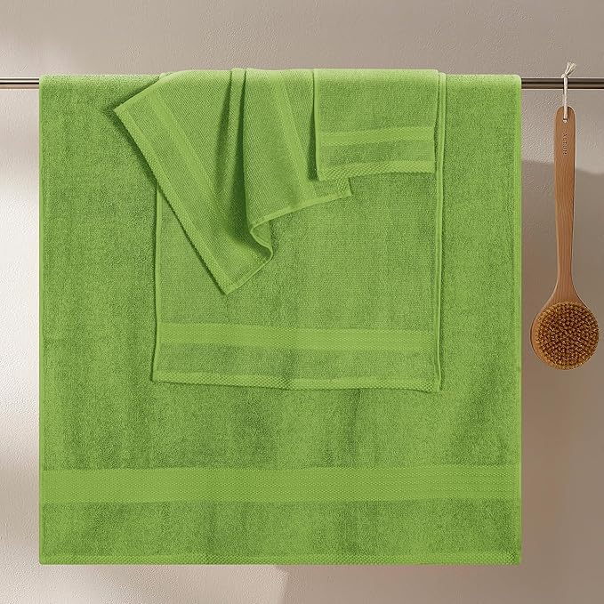 GLAMBURG Ultra Soft 8-Piece Towel Set