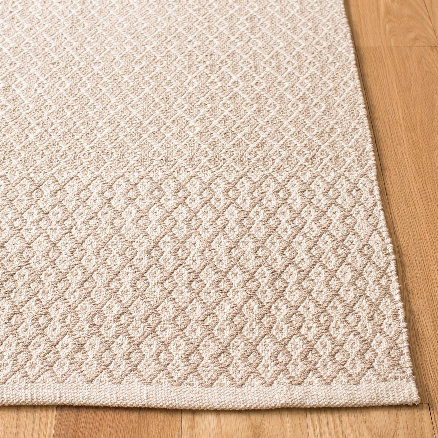 SAFAVIEH Montauk Collection Runner Rug - 2'3" x 12', Ivory & Grey, Handmade Flat Weave Boho Farmhouse Cotton, Ideal for High Traffic Areas in Living Room, Bedroom (MTK339A)