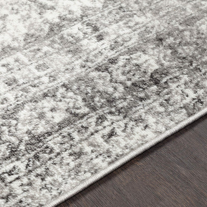 Livabliss Desta Vintage Oriental Area Rug,3'11" x 5'7",Charcoal