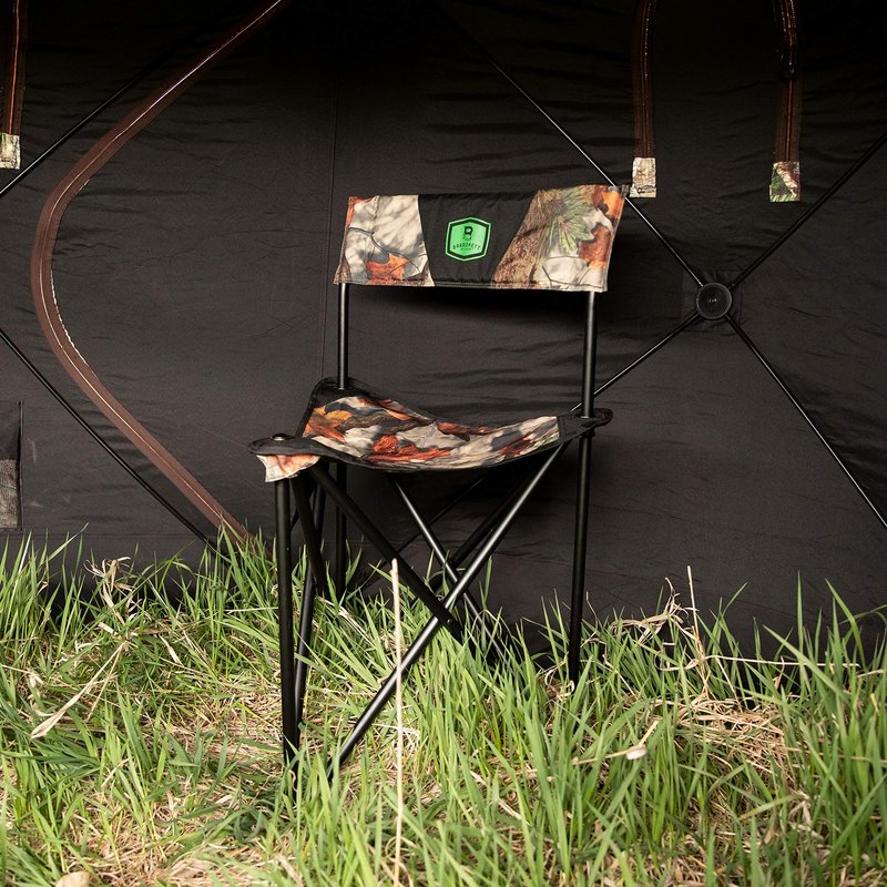 Barronett Blinds BC101 Tripod XL Folding Hunting Chair, Bloodtrail Camo