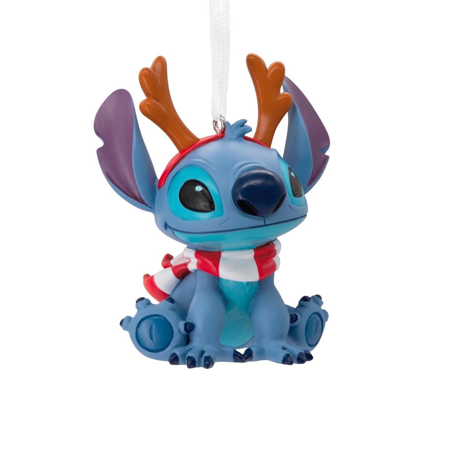 Hallmark Stitch in Reindeer Antlers Ornament, Lilo & Stitch Tree Decoration, Disney Hanging Ornament, Christmas Hanging Ornament, Gifts for Christmas