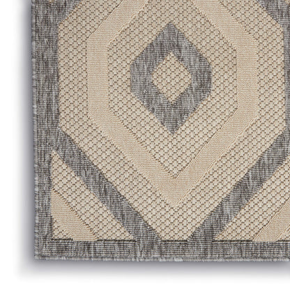 Nourison Home Palamos Cream 5'3" x 7'3" Area Rug - Easy Clean, Non Shedding, Bed Room, Living Room, Dining Room, Kitchen (5' x 7')