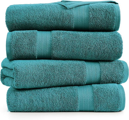 LANE LINEN Premium 4 Pack Bath Towels Set