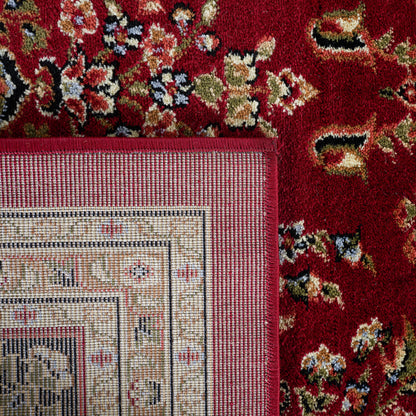 SAFAVIEH Area Rug 4x6 - Lyndhurst Collection - Red & Black, Traditional Oriental Design, Non-Shedding & Easy to Clean, Ideal for Living Room, Bedroom, Dining Space (LNH331B)
