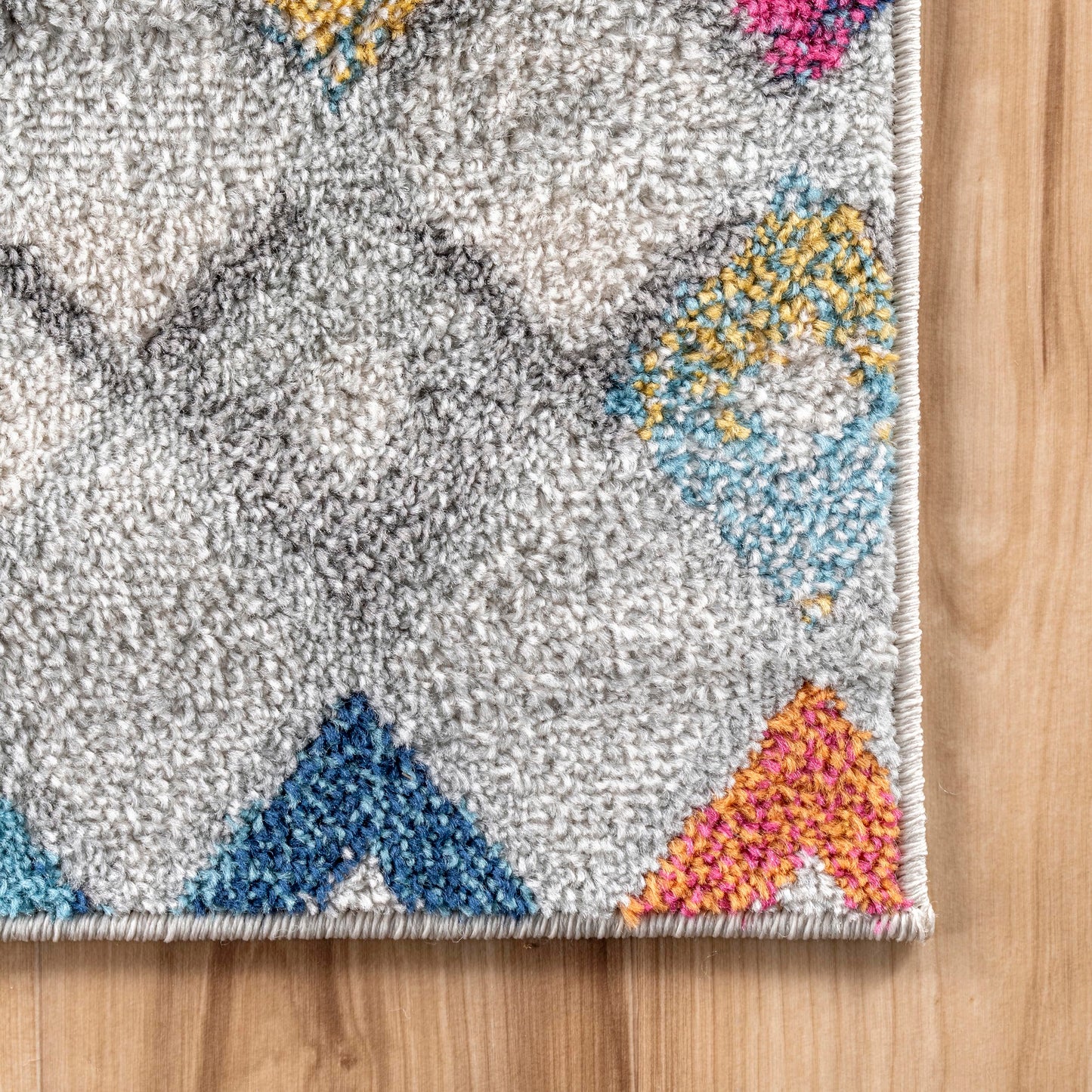 nuLOOM 4x6 Moroccan Blythe Area Rug, Multicolor, Faded Bohemian Design, Stain Resistant, For Bedroom, Dining Room, Living Room, Hallway, Office, Kitchen, Entryway