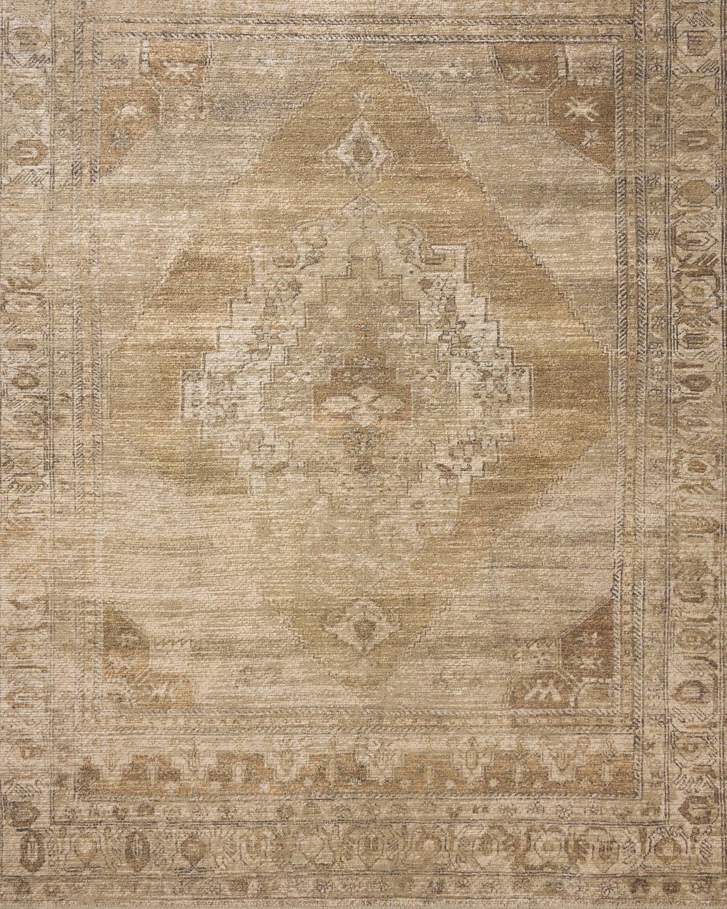 Loloi Amber Lewis Cambria Collection CBR-03 Taupe/Antique Bronze 8'-6" x 11'-6" Area Rug Jute, Neutral, Vintage Style, Antique Tone, Living, Bedroom, Dining, Carpet