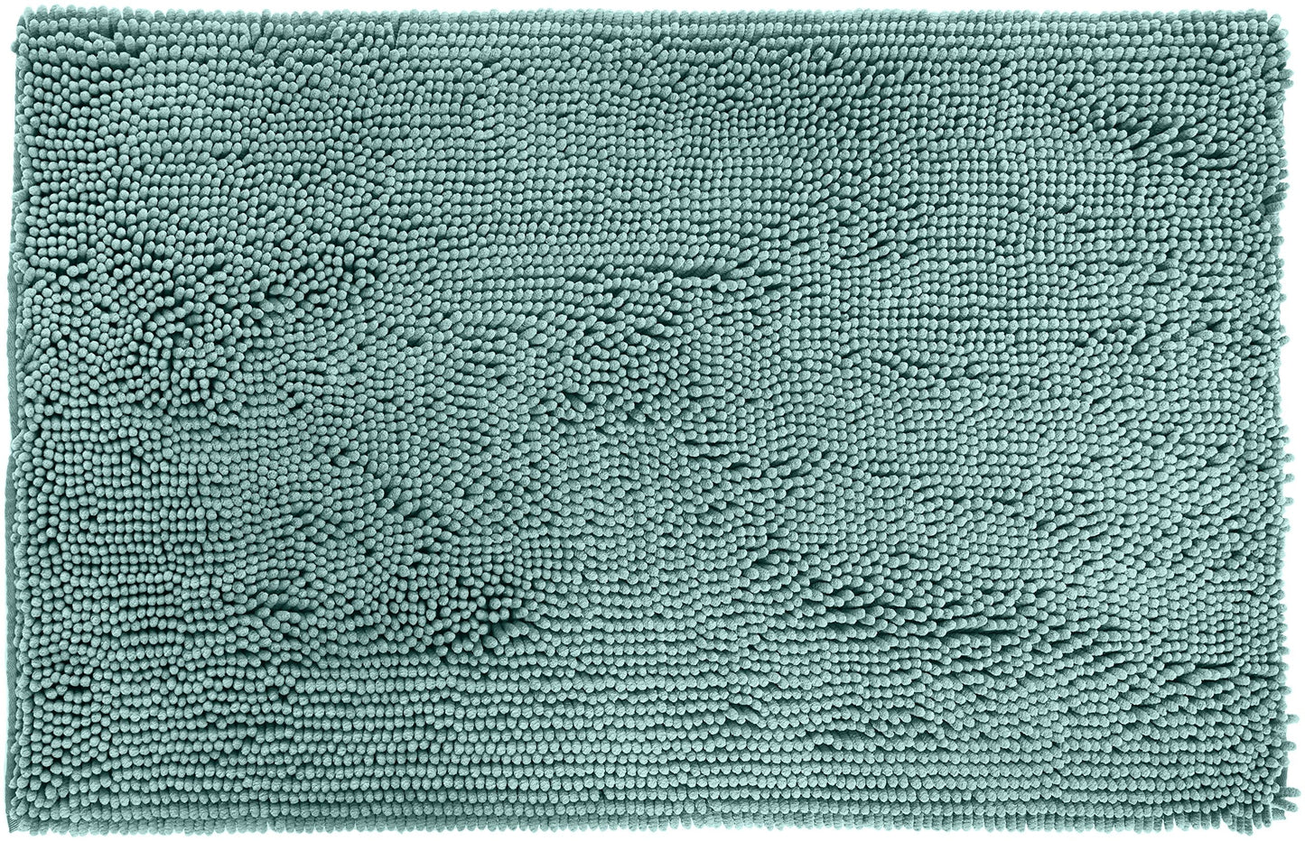 Amazon Basics Bathroom Rugs, Extra Soft Absorbent Shag Bath Rugs, Non-Slip Backing, Quick Drying, Machine Washable, Plush Comfort for Bathroom Floor, Tub and Shower, 21" x 34", Seafoam Green