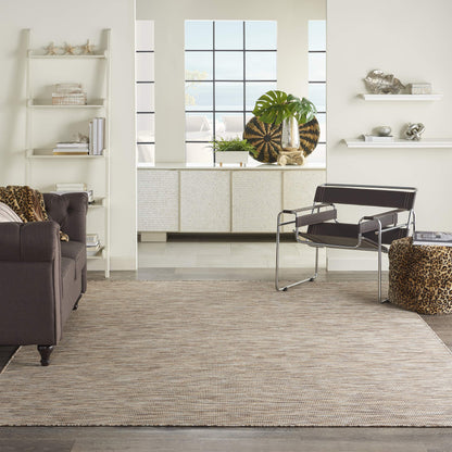 Nourison Home Positano Beige 8' x 10' Area Rug - Easy Clean, Non Shedding, Bed Room, Living Room, Dining Room, Kitchen (8' x 10')