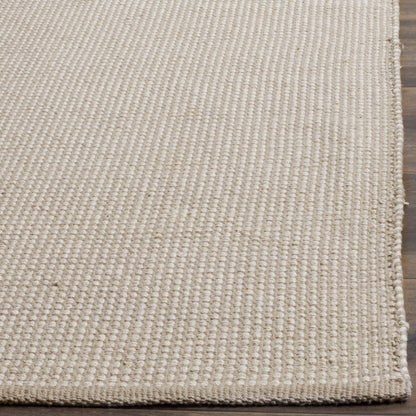 SAFAVIEH Area Rug 8x10 - Montauk Collection - Large - Ivory & Grey, Handmade Flat Weave Cotton, Boho Farmhouse Design, Ideal for Living Room, Bedroom, Office, Dining Space (MTK345A)