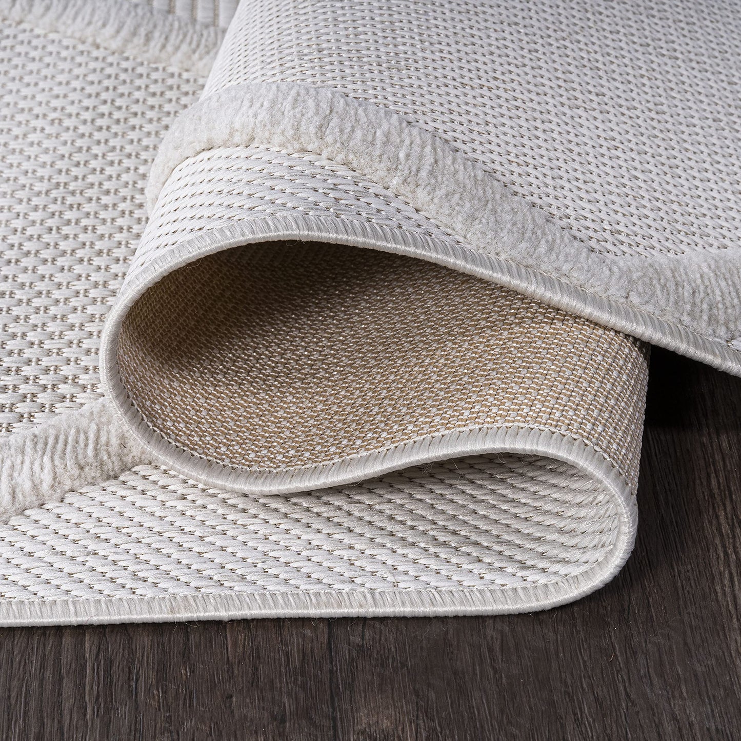 JONATHAN Y Diamond Trellis Indoor Outdoor Runner Rug 2X8 Ivory, Salines for Backyard, Patio, Porch, Easy-Cleaning, High Traffic, Pet-Friendly, Non-Shedding (IBZ101D-28)