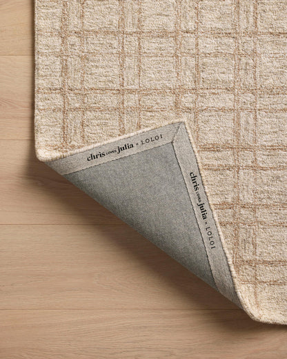 Loloi Chris Loves Julia Polly Collection POL-10 Khaki/Sand 5'-0" x 7'-6" Area Rug