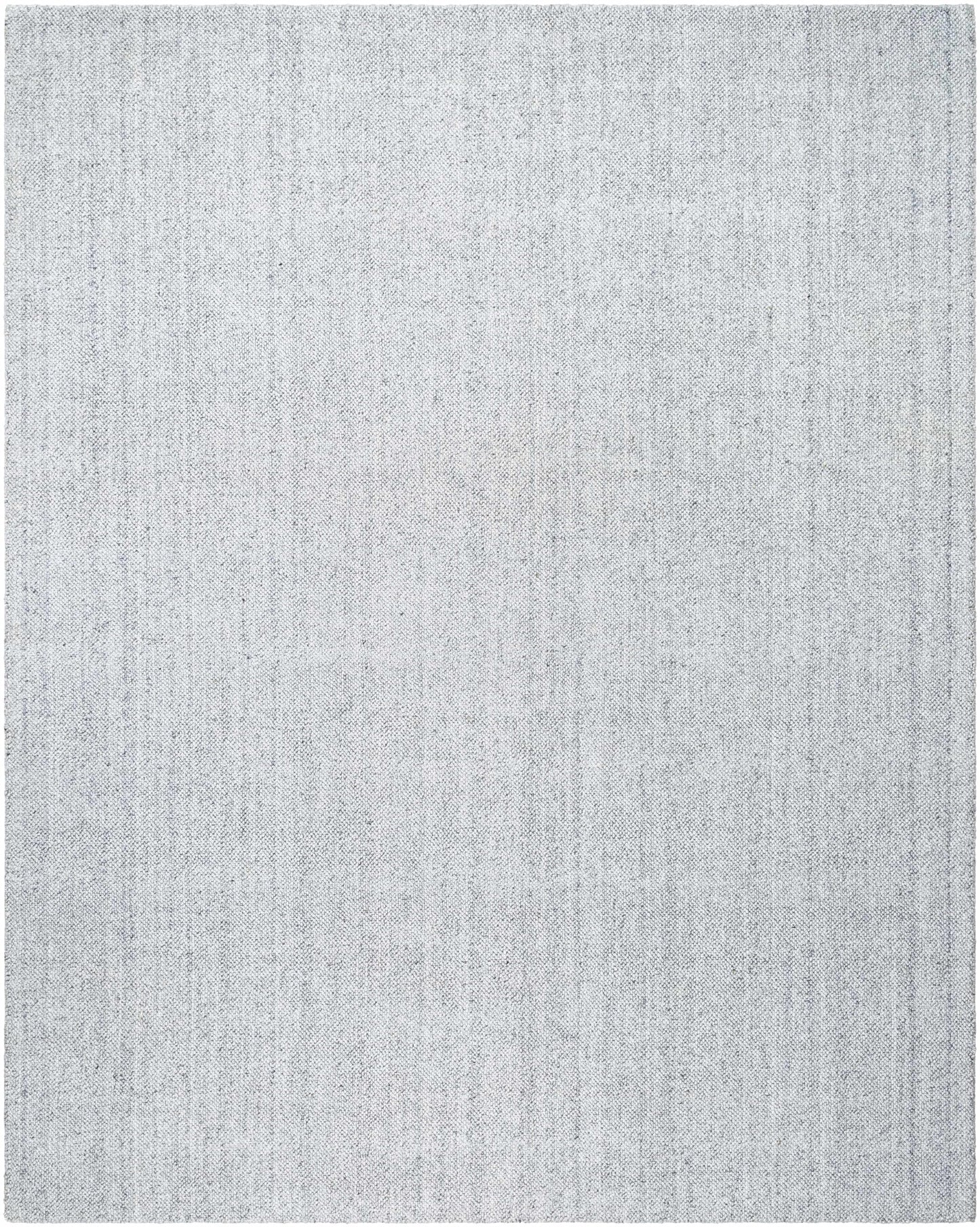 Hauteloom Zircon Recycled Material Living Room, Bedroom Area Rug - Solid Plain Textured - Traditional Transitional Modern Minimalist Contemporary - Silver Gray, Dove Gray, Frost, Gray, Light - 2' x 3'