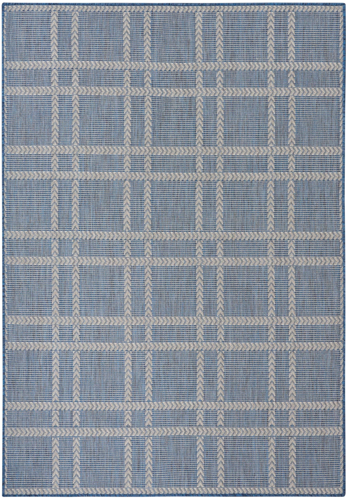 Nourison Home Horizon Indoor/Outdoor Navy 5' x 7' Area Rug - Easy Clean, Non Shedding, Bed Room, Living Room, Dining Room, Kitchen (5' x 7')