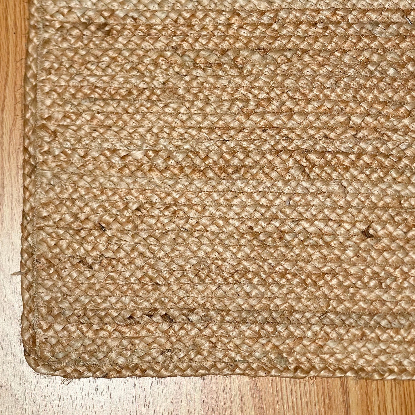 Chardin home Hand Woven Natural Jute Braided Area Rug – 6x9 Feet Rectangle | Vintage Boho Reversible Rug for Living Room, Bedroom, Dining Area, Entryway | Farmhouse Natural Fiber Floor Covering