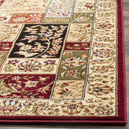 SAFAVIEH Lyndhurst Collection Accent Rug - 3'3" x 5'3", Multi & Ivory, Traditional Oriental Design, Non-Shedding & Easy Care, Ideal for High Traffic Areas in Entryway, Living Room, Bedroom (LNH318A)