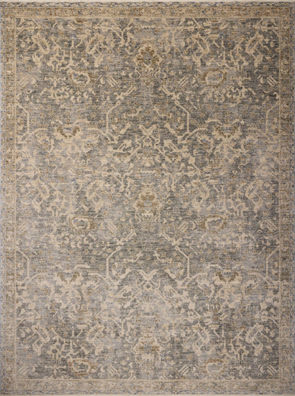 Loloi Magnolia Home by Joanna Gaines Junie Collection JUE-01 Blue/Natural 9'-6" x 13', .38" Pile Height, Area Rug