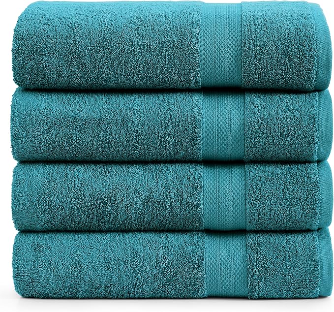 LANE LINEN Premium 4 Pack Bath Towels Set