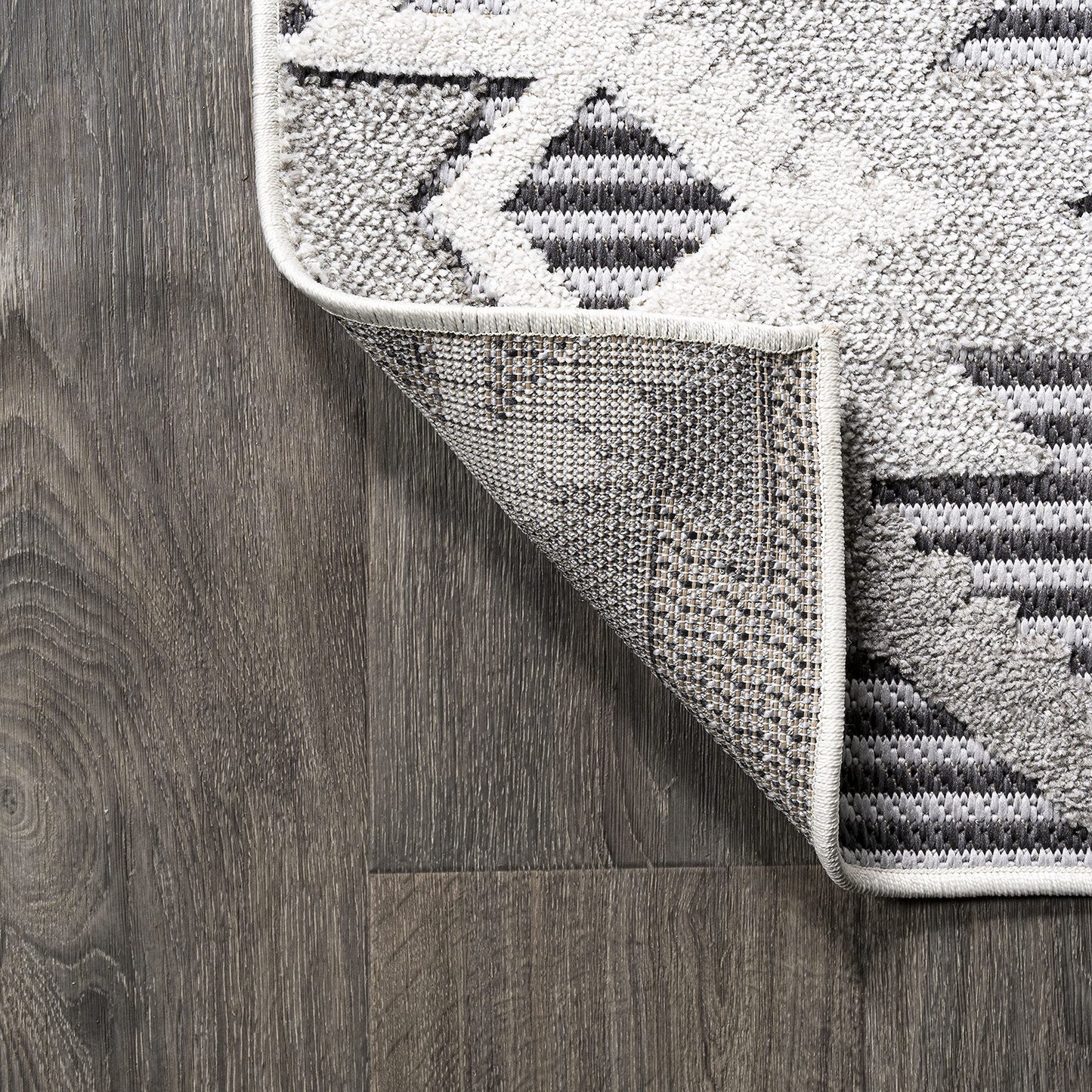 JONATHAN Y Neutral Diamond Kilim Indoor Outdoor Area Rug 3X5 Gray/White/Black, Sumak High-Low Pile for Backyard, Patio, Porch, Easy-Cleaning, High Traffic, Pet-Friendly, Non-Shedding (SBH107B-3)