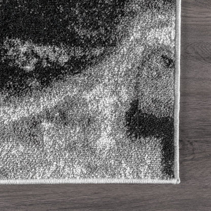 Nuloom Remona Grey/Ivory, 5' x 8', Modren Abstract, Soft and Cozy, High Traffic, Stain Resistant, Easy Clean, Durable Area Rug for Bedroom, Living Room, Dining Space, Den, Foyer, Entryway