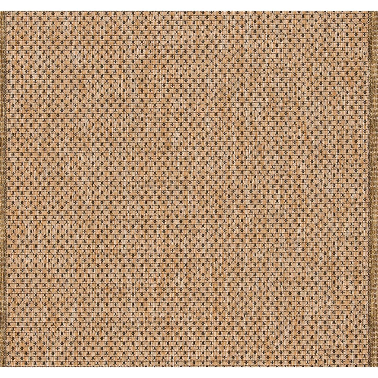SAFAVIEH Washable Rug Outdoor Courtyard Collection - 5'3" x 7'7", Natural & Gold, Non-Shedding & Easy Cleaning, Ideal for Patio, Backyard, Mudroom (CY7987-39A5)