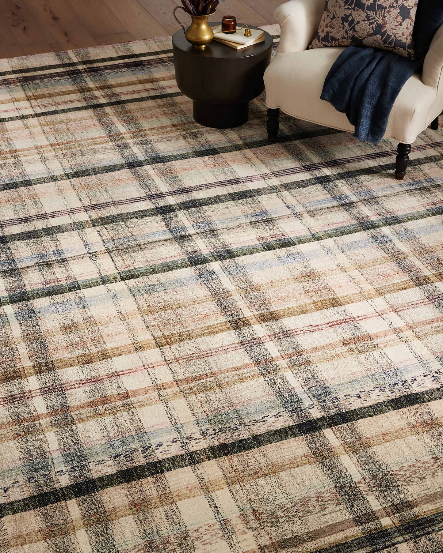 Loloi Chris Loves Julia Humphrey Collection HUM-02 Ivory/Multi 8'-3'' x 11'-3'' .38" Pile Height, Area Rug feat. CloudPile