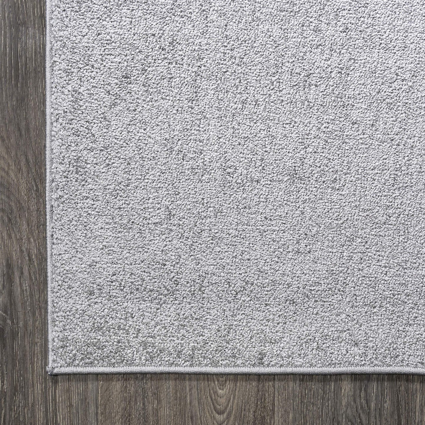 JONATHAN Y Haze Solid Low-Pile Light Gray Indoor Area Rug 3x5, Coastal,Bohemian,Minimalist,Classic, Easy-Cleaning for Living Room,Bedroom,Kitchen,Pet Friendly,Non-Shedding (SEU100K-3)