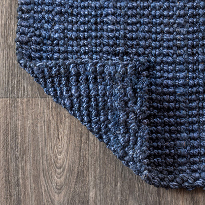JONATHAN Y Pata Hand Woven Chunky Jute Navy Indoor Area Rug, 9x12, Bohemian, Rustic, Cottage, Easy-Cleaning for Living Room, Bedroom, Kitchen, Non-Shedding (NRF102D-9)