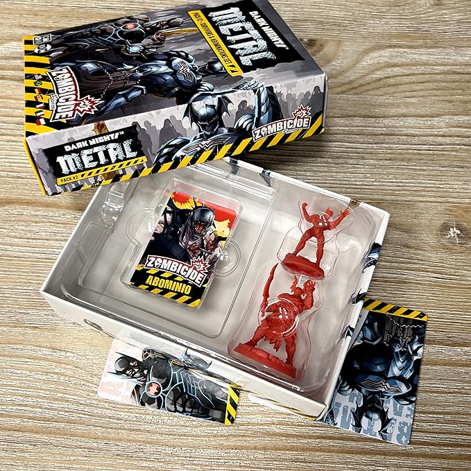 Zombicide Dark Night Metal Pack #2 - Face Horrors Beyond The Dimensions with The Justice League! Cooperative Strategy Board Game Ages 14+ 1-6 Players 60 Minute Playtime Made by CMON