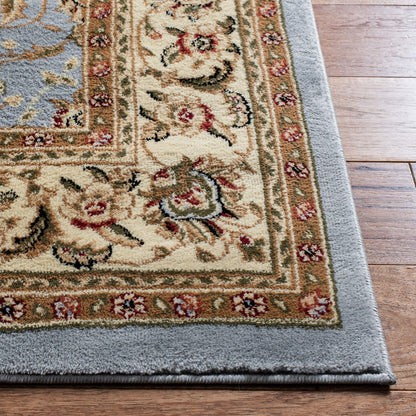 SAFAVIEH Lyndhurst Collection Area Rug - 5'3" x 7'6", Light Blue & Ivory, Traditional Oriental Design, Non-Shedding & Easy Care, Ideal for High Traffic Areas in Living Room, Bedroom (LNH312B)