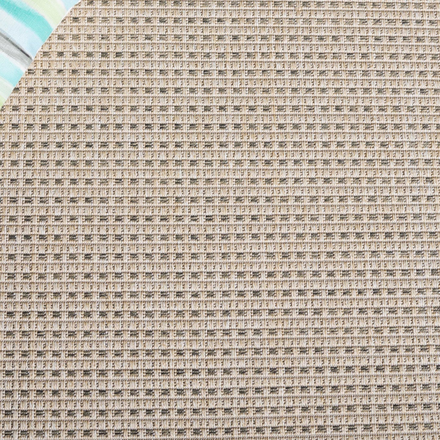 SAFAVIEH Washable Rug Outdoor Sisal Performance Collection - 5'3" x 7'6", Beige & Natural, Non-Shedding & Easy to Clean, Ideal for Patio, Backyard, Mudroom (SPF108B)