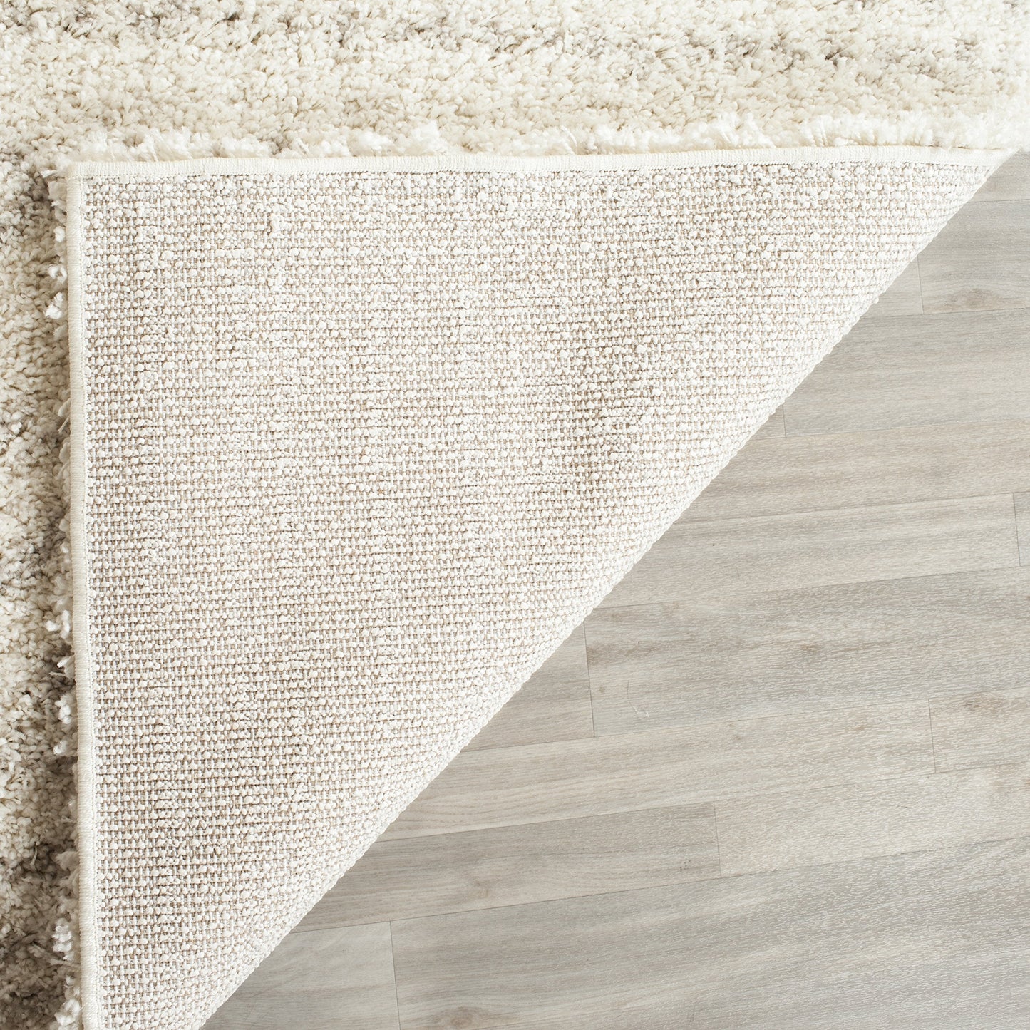 SAFAVIEH Area Rug 9x12 - Arizona Shag Collection - Large - Ivory & Beige, Moroccan Boho Design, Non-Shedding & Easy to Clean, Ideal for Living Room, Bedroom, Dining Space (ASG741A)