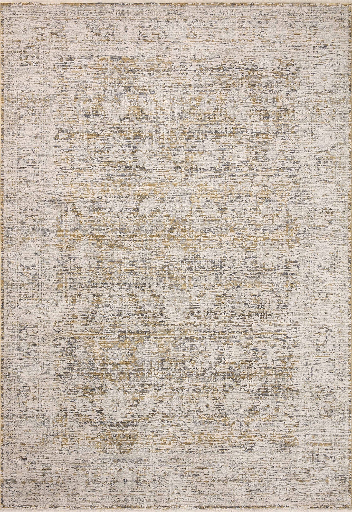 Loloi Amber Lewis Alie Collection ALE-05 Gold/Beige 5'-3'' x 7'-9'', .13'' Pile Height, Area Rug