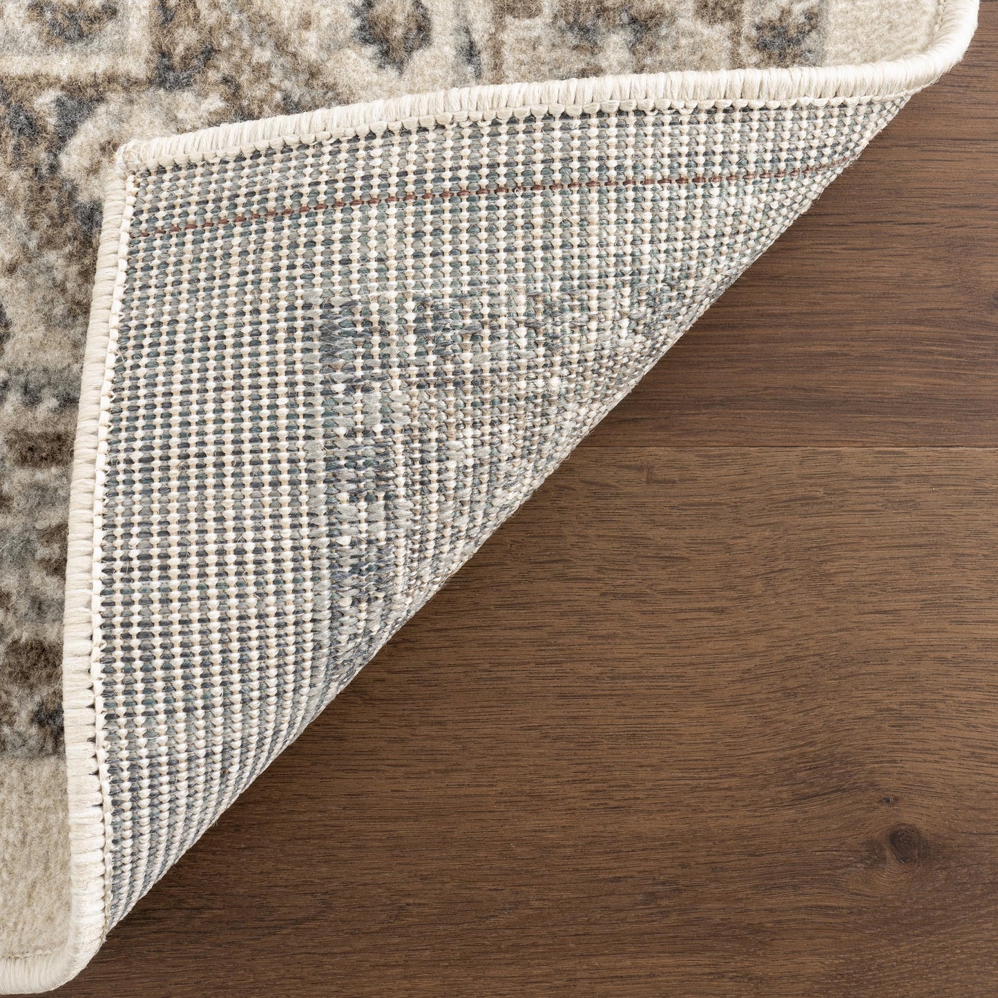nuLOOM 2x10 Becca Traditional Tiled Area Rug, Beige, Faded Transitional Design, Stain Resistant, For Bedroom, Dining Room, Living Room, Hallway, Office, Kitchen, Entryway