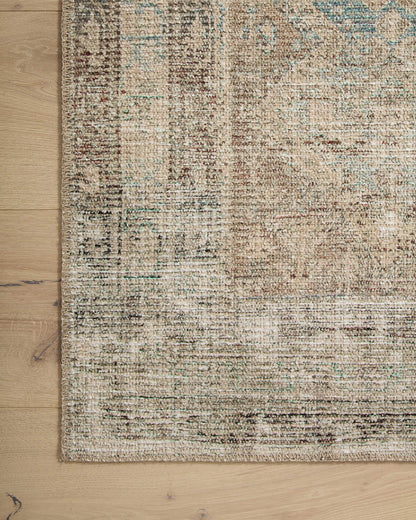 Loloi Angela Rose Aubrey Collection AUB-03 Jade/Natural 10'-0" x 14'-0", .19" Pile Height, Area Rug