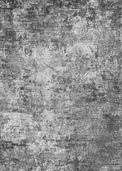 Washable Kitchen 2x10 Runner Rug: Non-Slip Low Pile Hallway Runner Modern Abstract 10ft Long Rugs for Entryway Living Room Soft Thin Stain Resistant Carpet for Bedroom Bathroom(Black/Grey/White, 2X10)