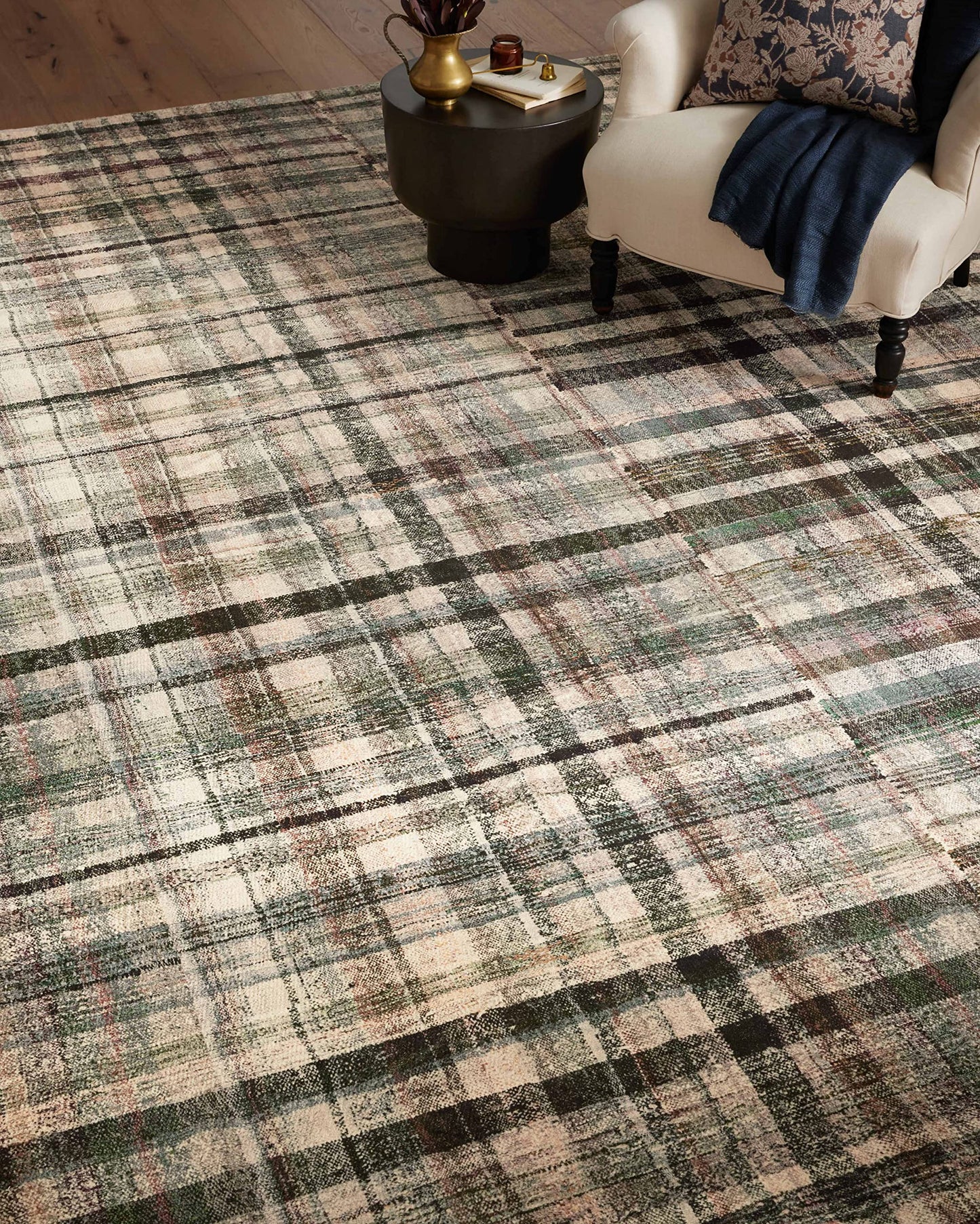 Loloi Chris Loves Julia Humphrey Collection HUM-03 Forest/Multi 5'-0'' x 7'-0'' .38" Pile Height, Area Rug feat. CloudPile