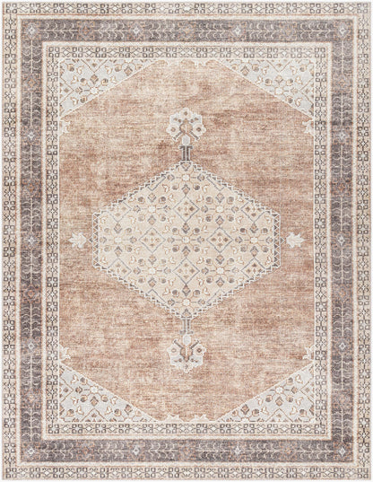 Livabliss x Becki Owens Lila Medallion Area Rug , 5'3" x 7', Tan