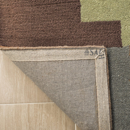 SAFAVIEH Soho Collection Accent Rug - 2' x 3', Multi, Handmade Modern Abstract Wool, Ideal for High Traffic Areas in Entryway, Living Room, Bedroom (SOH923A)