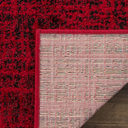 SAFAVIEH Adirondack Collection Accent Rug - 3' x 5', Red & Black, Modern Abstract Design, Non-Shedding & Easy Care, Ideal for High Traffic Areas in Entryway, Living Room, Bedroom (ADR116F)