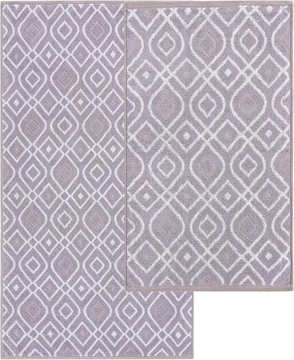 Modern Threads Oxford 6-Piece 100% Cotton Towel Set – Yarn Dyed Jacquard &