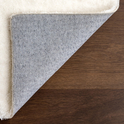 nuLOOM 3' x 5' Cozy Plush SuperiorWash Area Rug, Machine Washable, Non-Slip, Soft Fluffy Shag Carpet for Living Room Bedroom Kids Room Nursery Home Decor, Loni White