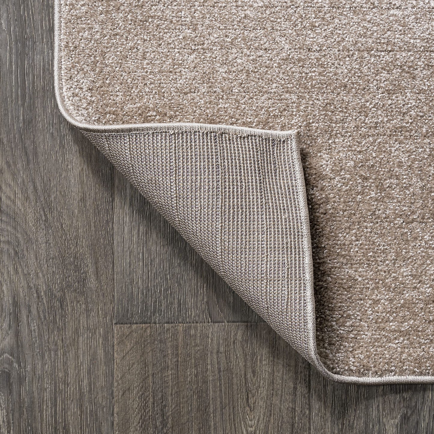 JONATHAN Y Haze Solid Low-Pile Beige 3x5 Oval Indoor Area Rug, Coastal,Bohemian,Minimalist,Classic, Easy-Cleaning for Living Room,Bedroom,Kitchen,Pet Friendly,Non-Shedding (SEU100G-3OV)