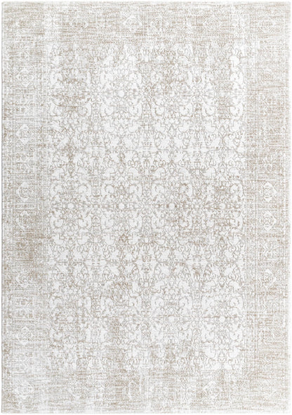 Livabliss x Vivir Beth Vintage Medallion Area Rug, 2'7" x 3'11", Cream/Sage, (3' x 4')